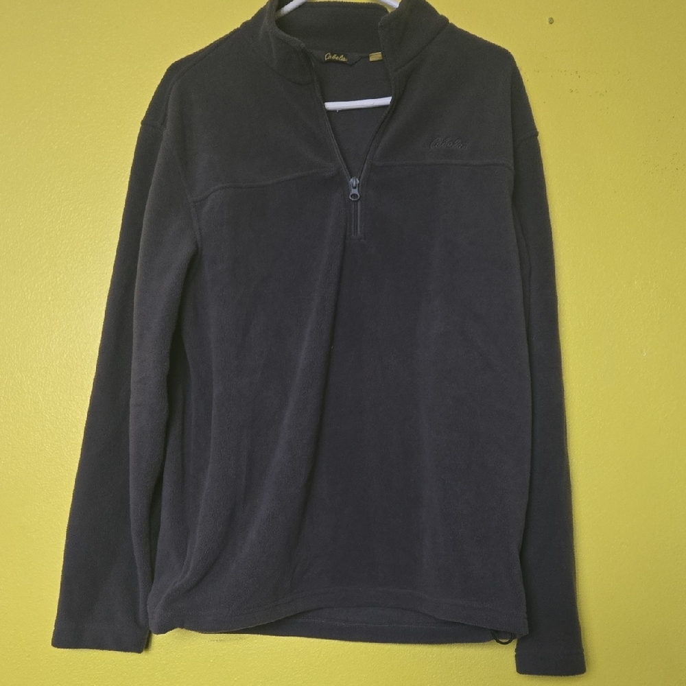 Cabela's Men's Dark Gray Zip-Up Sweater